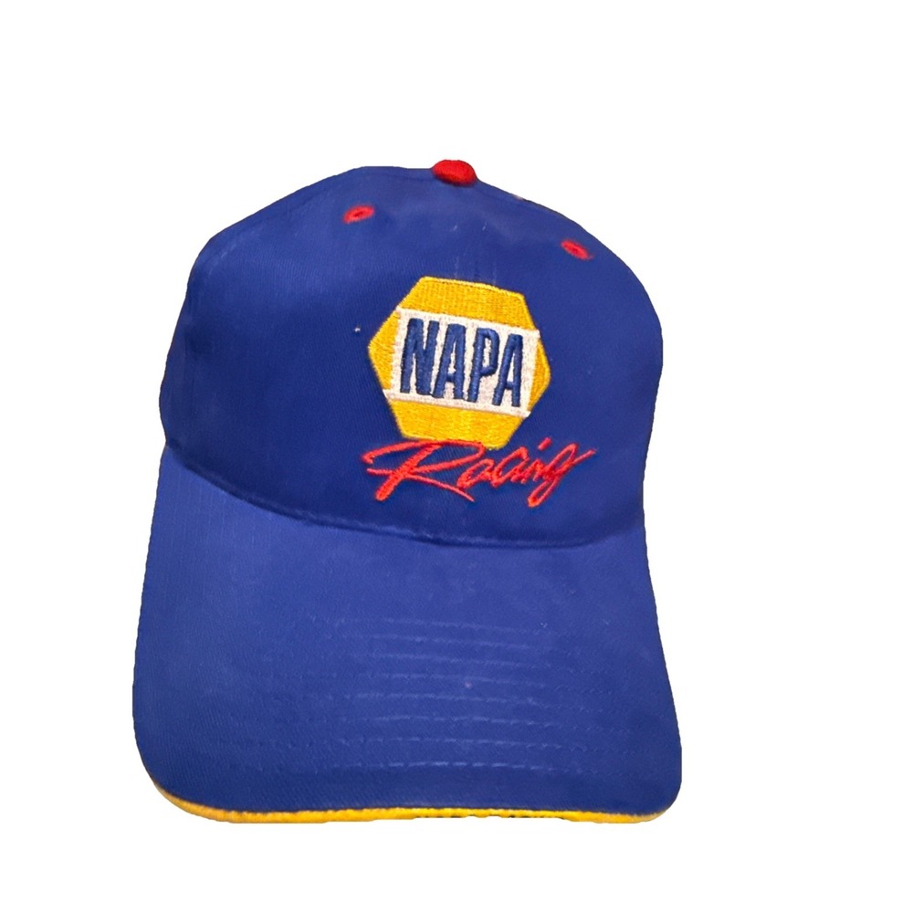 Vintage NAPA Racing #8 #15 #1 Adjustable Hat Cap Earnhardt‎ NASCAR Blue New